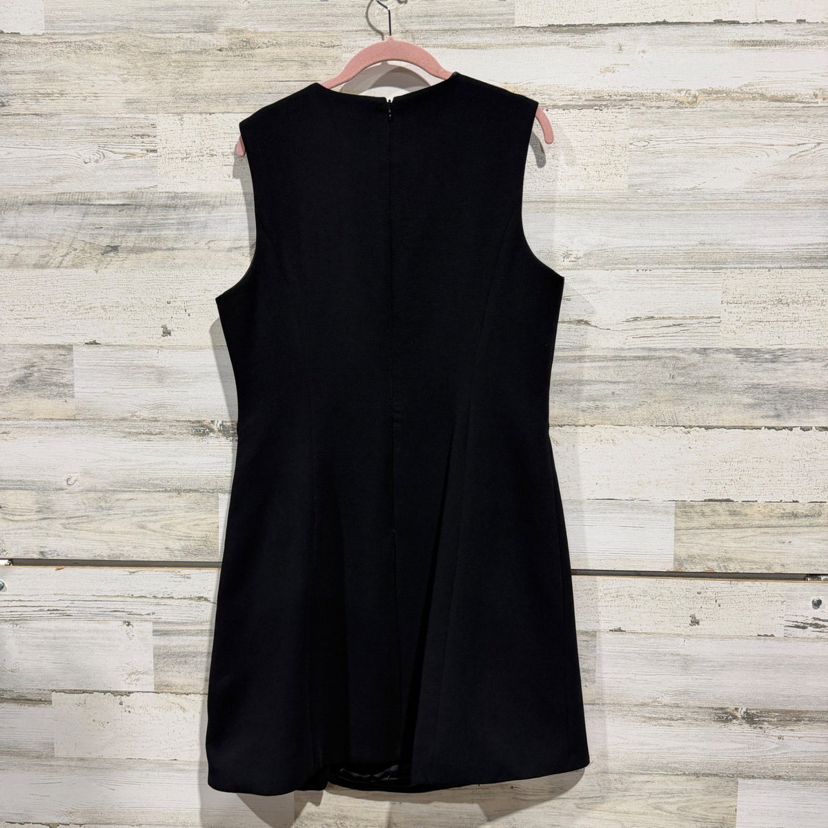 Alex Marie Bow Accent Sheath Dress Womens 12 Black Classic Preppy EUC4