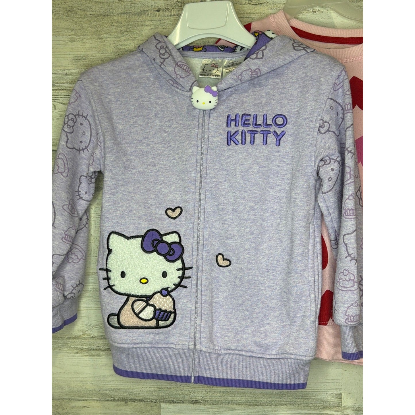 Hello Kitty Under Armour Celebrate Girls Size 6 Bundle Jacket Sweatshirts1