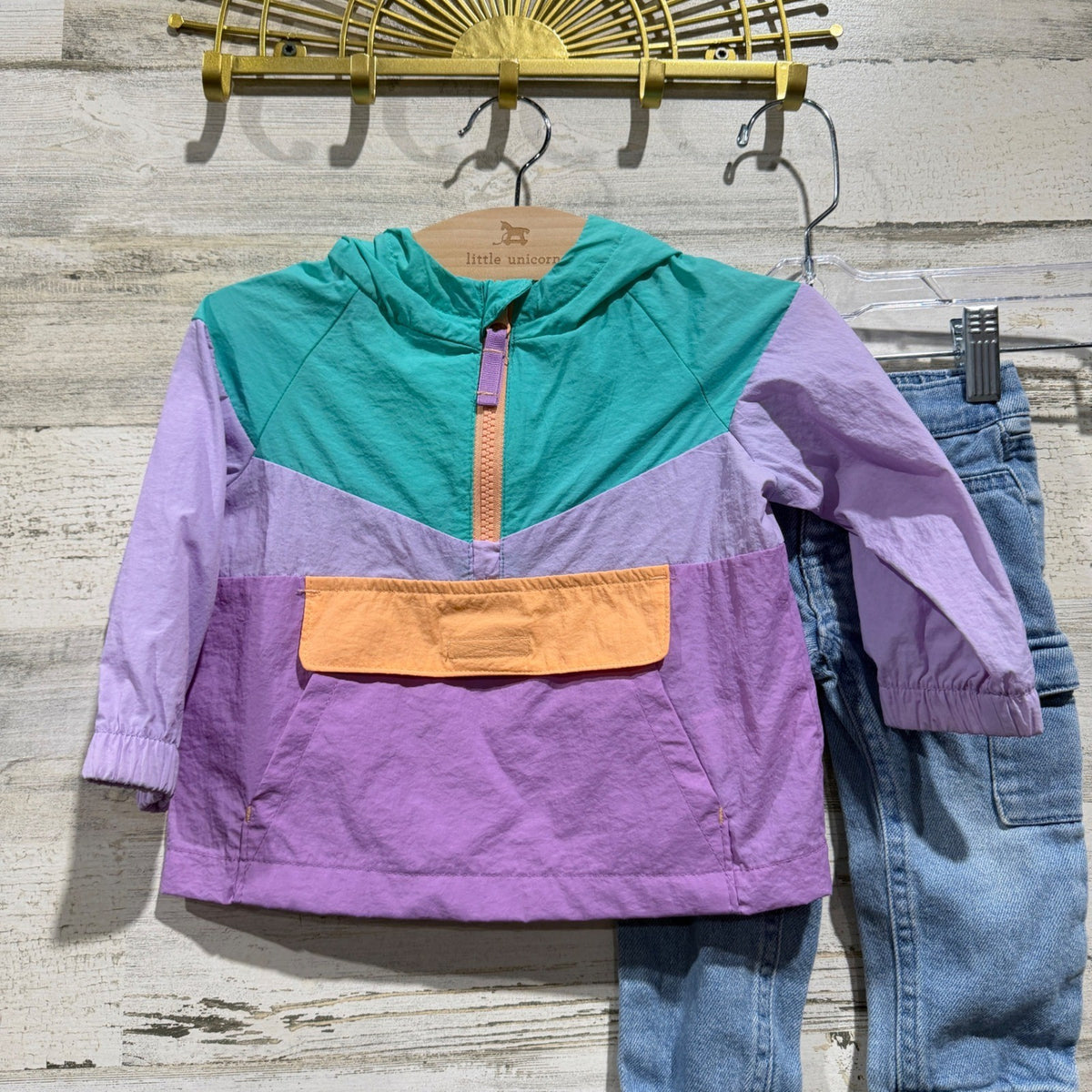 Disney Cat & Jack Clothing Girls 12M-18M Teal Purple Casual Bundle5