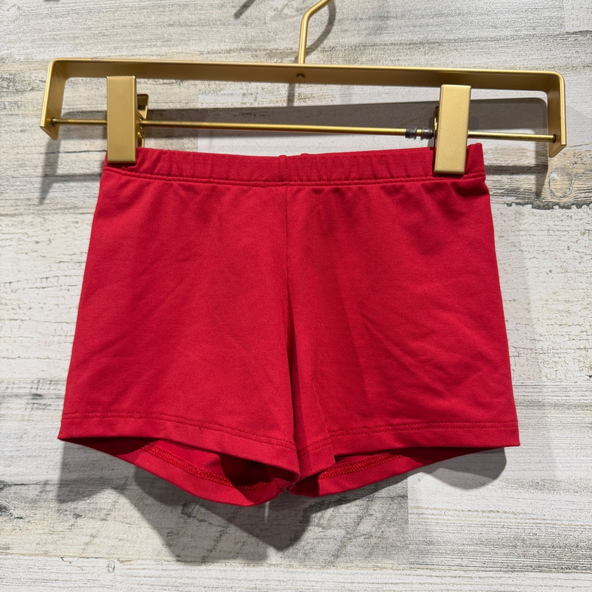 Body Wrappers ProWEAR Shorts Toddler Girls 4-6 Red Nylon Spandex Dance Athletic0