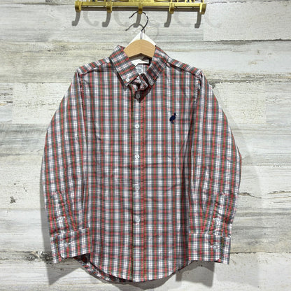 TBBC Dean's List Dress Shirt Boys Size 6 Plaid Merritt Park Preppy NWT0