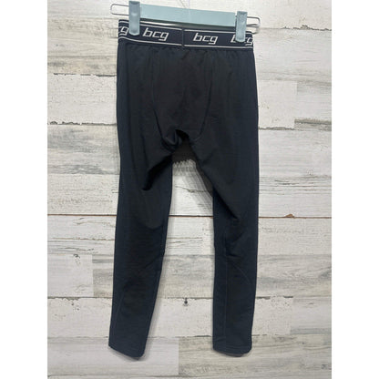 BCG Compression Leggings Boys 10/12 Black Cold Weather Base Layer1