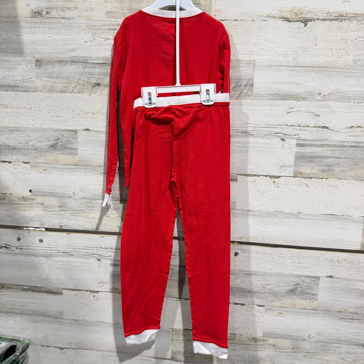 Power Rangers Pajama Set Kids Size 10 Red Graphic Costume Sleepwear *Flawed4