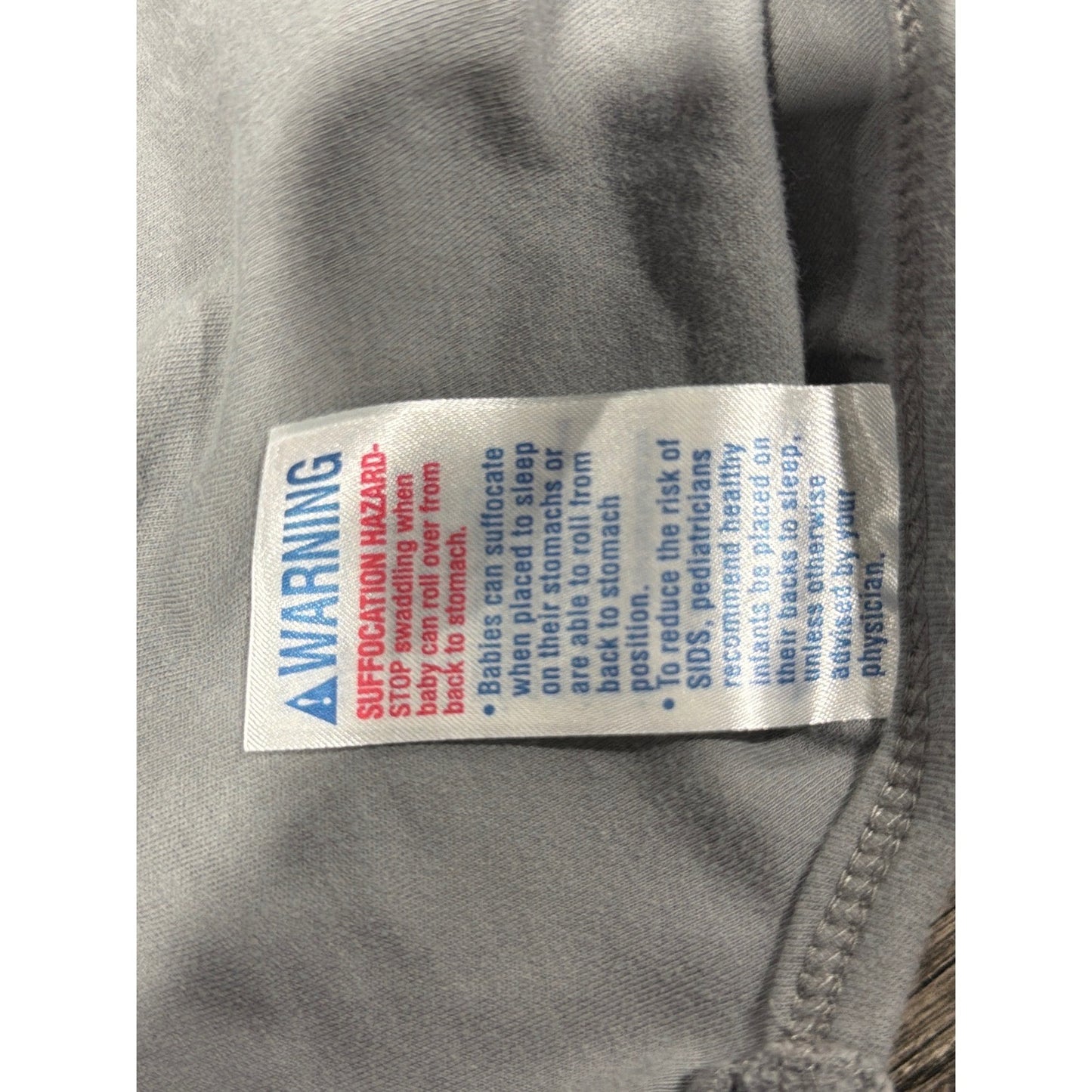 SwaddleMe Original Swaddle Kids Small Medium Gray 7-14lbs Sleep Sack EUC4