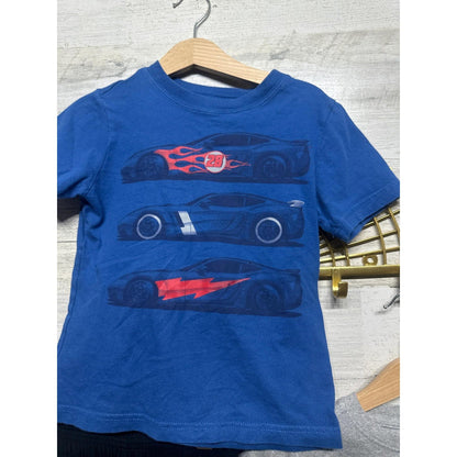 Carter's Looney Tunes Clothing Lot Boys 4T Blue Grey Black Cars Bugs Bunny VGUC1
