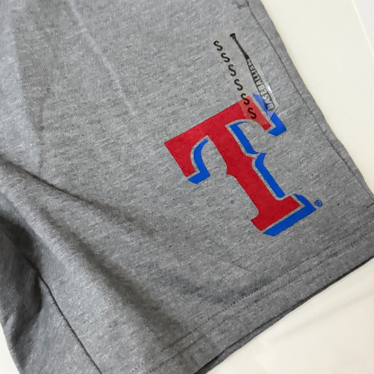 Baseballism Sweat Shorts Men Small Gray Texas Rangers MLB Sporty NWT2