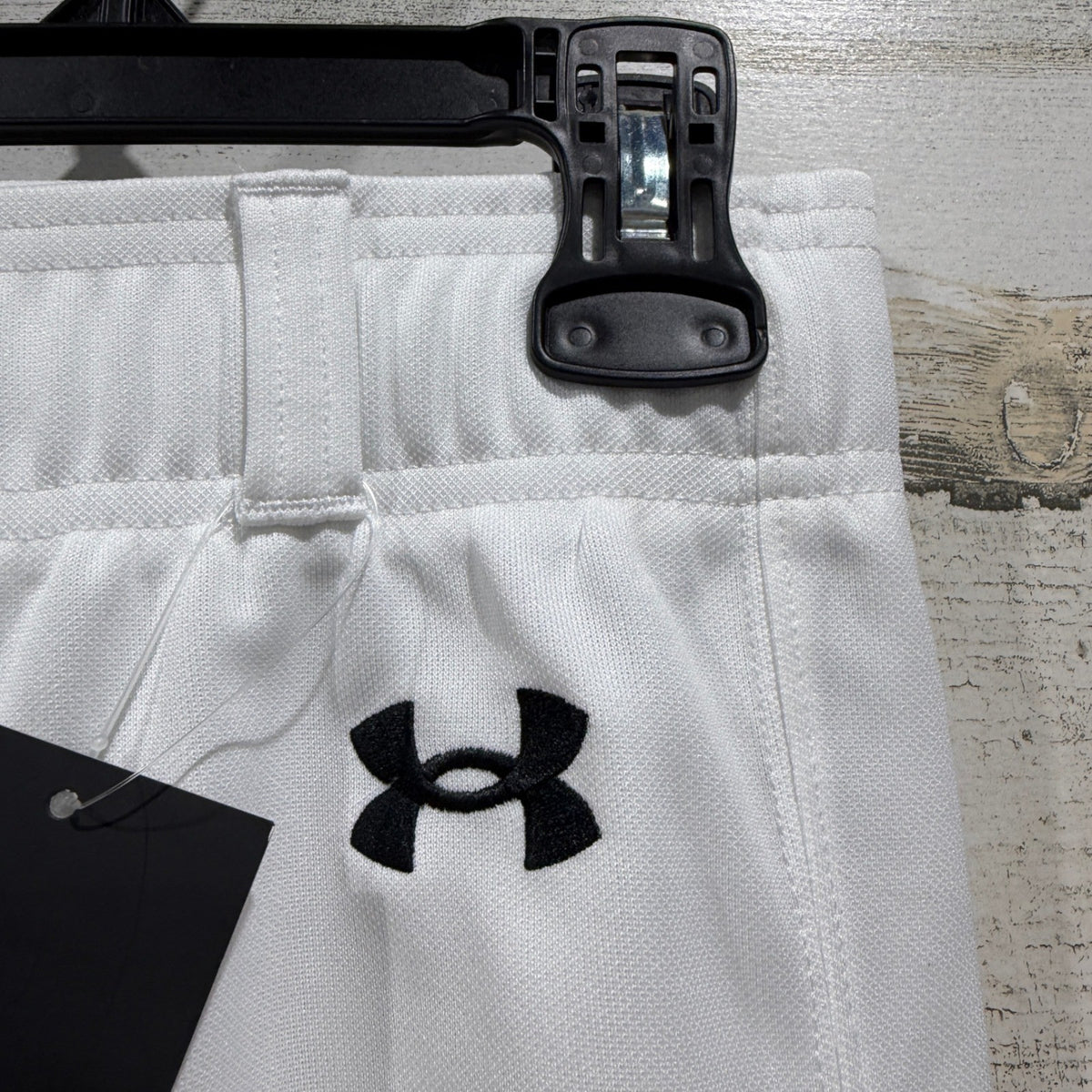 Under Armour Tball Pant w/Belt Loops Kids YXXXS White Polyester Sport Flawless1