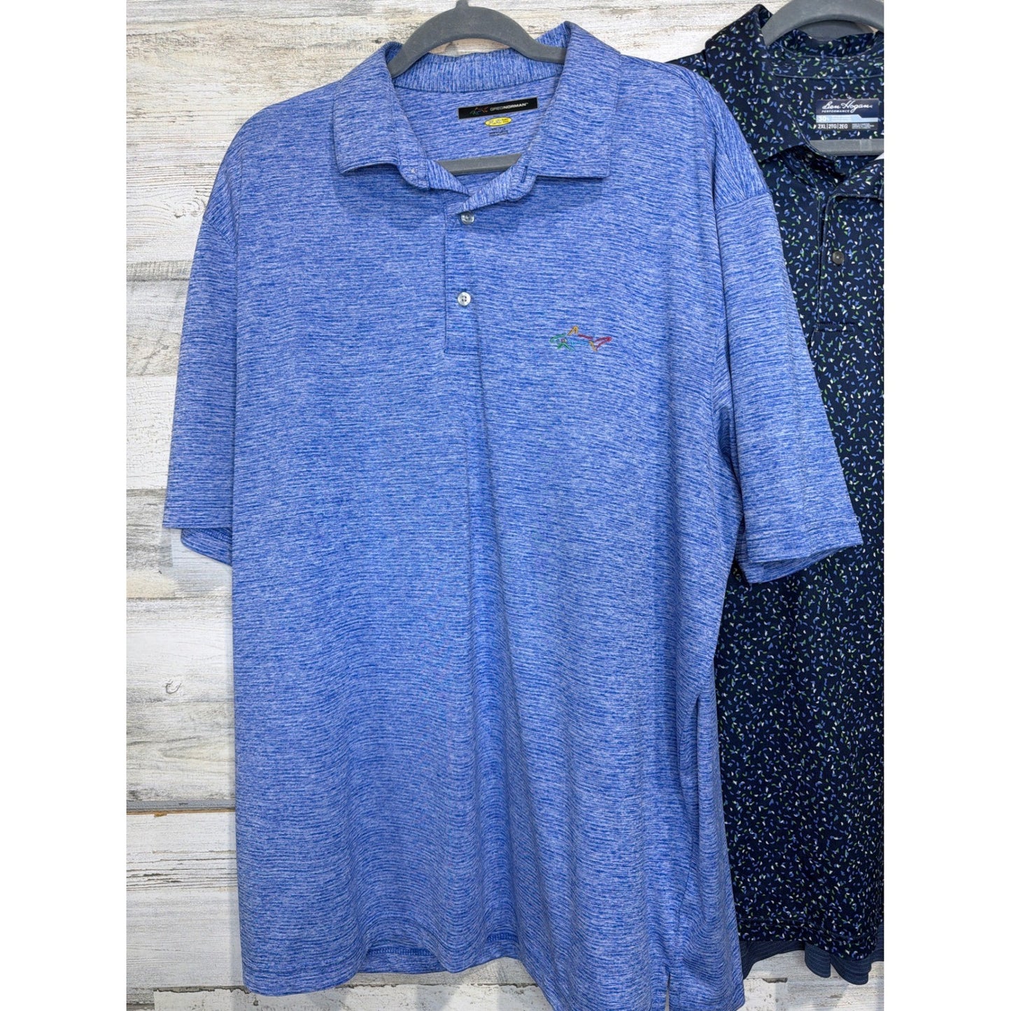 Greg Norman Ben Hogan Pebble Beach Golf Polos Men XXL Blue Bundle Sport5