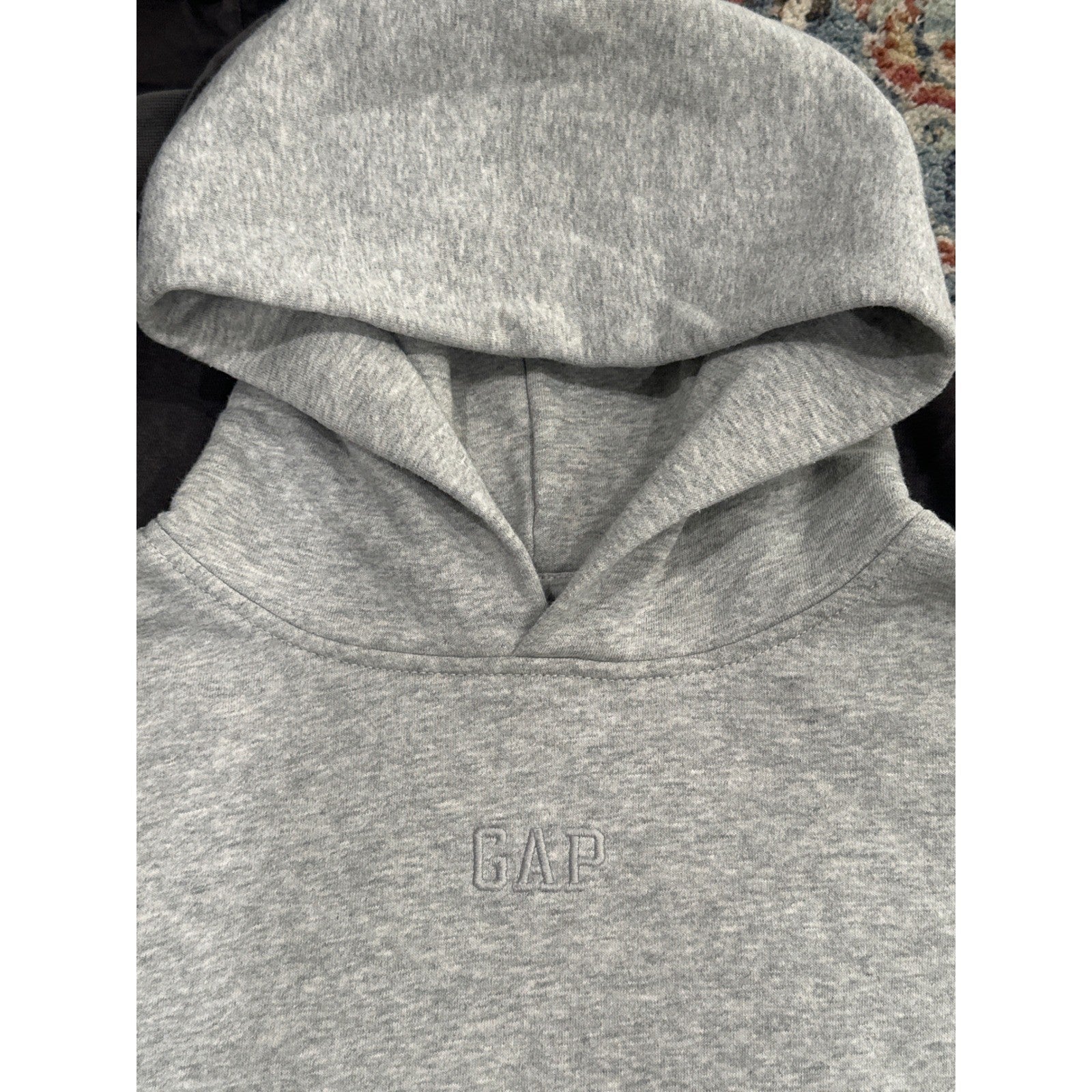 Gap Hoodie Bundle Kids Size 12 Gray Black Pullover Fleece Sweatshirts1