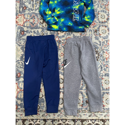 Nike Hoodie Joggers Bundle Boys 6 Blue Galaxy Blue Gray 3pc3
