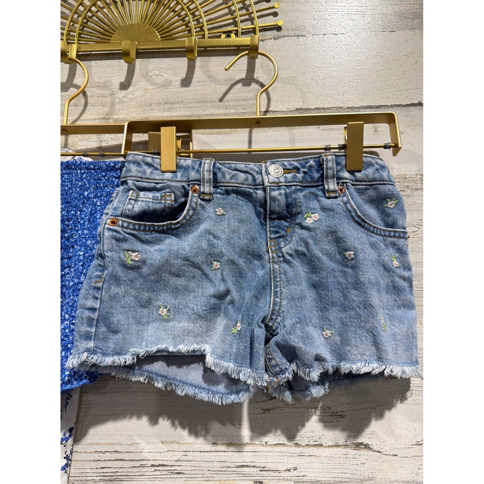 Gap Zara Cat & Jack Girls Size 6 Floral Shorts T-Shirt Bundle EUC4