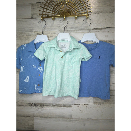 Ralph Lauren Tommy Bahama Carter's Shirt Bundle Boys 24M Nautical Preppy EUC0