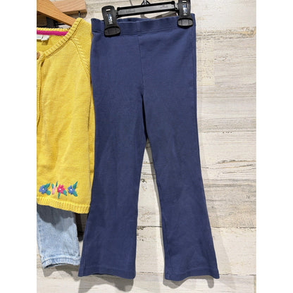 PEEK Cynthia Rowley Jo Jo Maman Bebe Girls 4T Sequin Zebra Denim Legging Bundle2