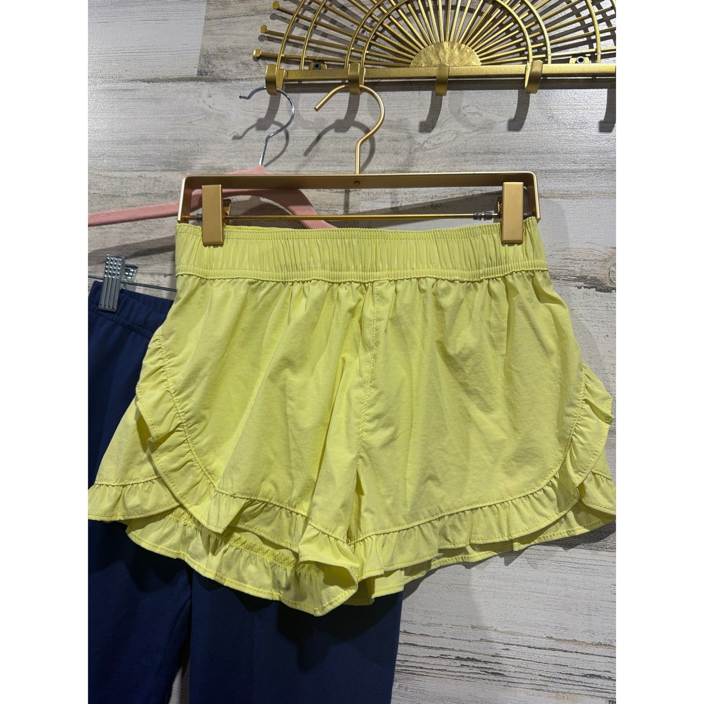 Tea Hanna Andersson Crewcuts Shorts Leggings Girls 10 Blue Yellow Bundle EUC2