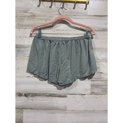 Brandy Melville Lounge Shorts Women One Size Green Floral Coquette EUC2