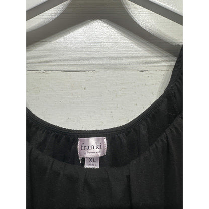 Franki Romper Girls XL Black Flutter Sleeve Elastic Waist EUC1