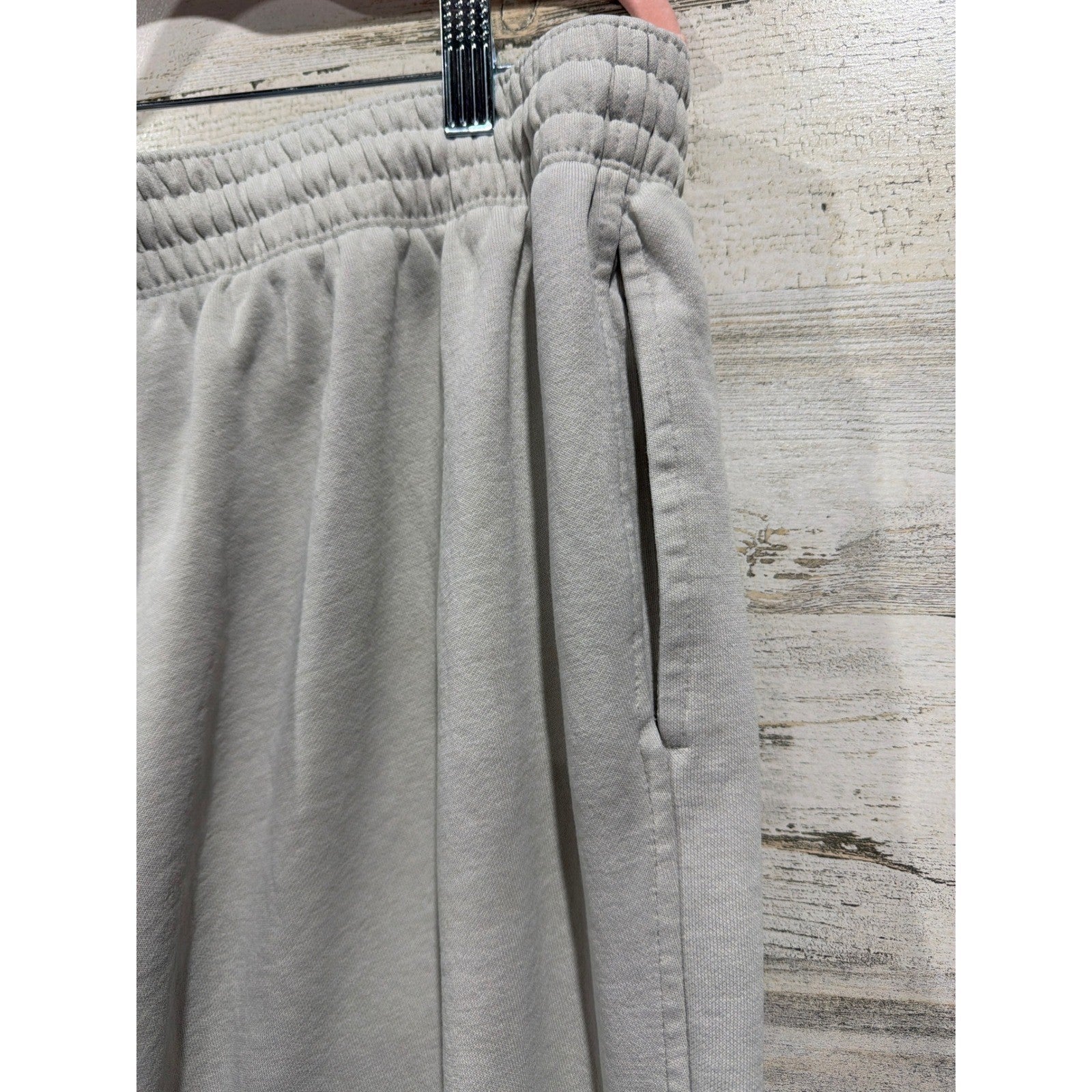 H&M Jogger Sweatpants Women XXL Gray Fleece Relaxed Athleisure Cozy Relax3