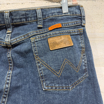 Wrangler FR Jeans Men 36x30 Blue Advanced Comfort Flame Resistant HRC2 Work4