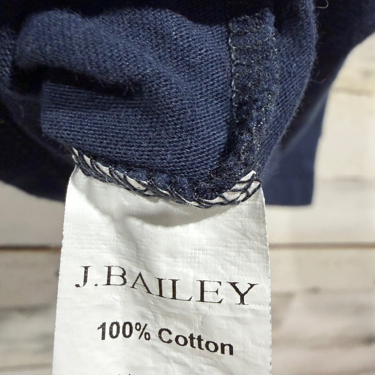 J. Bailey Graphic Tee Kids Size 6 Navy Blue Mallard Duck Preppy EUC5