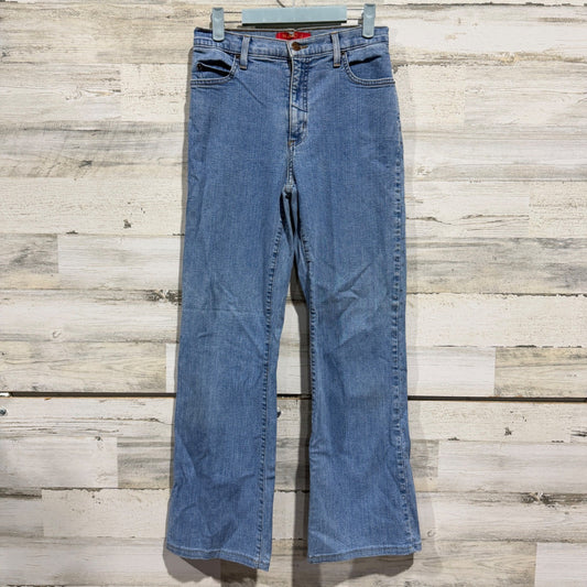NYDJ Not Your Daughters Jeans Straight Leg Women 2 Blue Denim Y2K Flawed*0