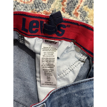 Levi's 511 Slim Fit Jeans Kids 14 Regular Blue Medium Wash Adjustable Waist3