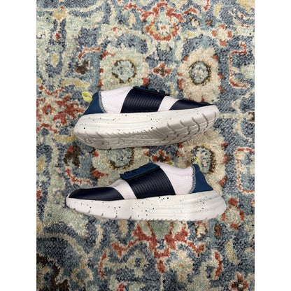 Hey Dude Sirocco Sneakers Boys C13 White Navy Orange Sporty EUC1