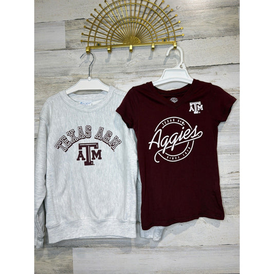 Texas A&M Aggies Bundle Girls S 6-7 College Station Maroon Champion Gig Em0