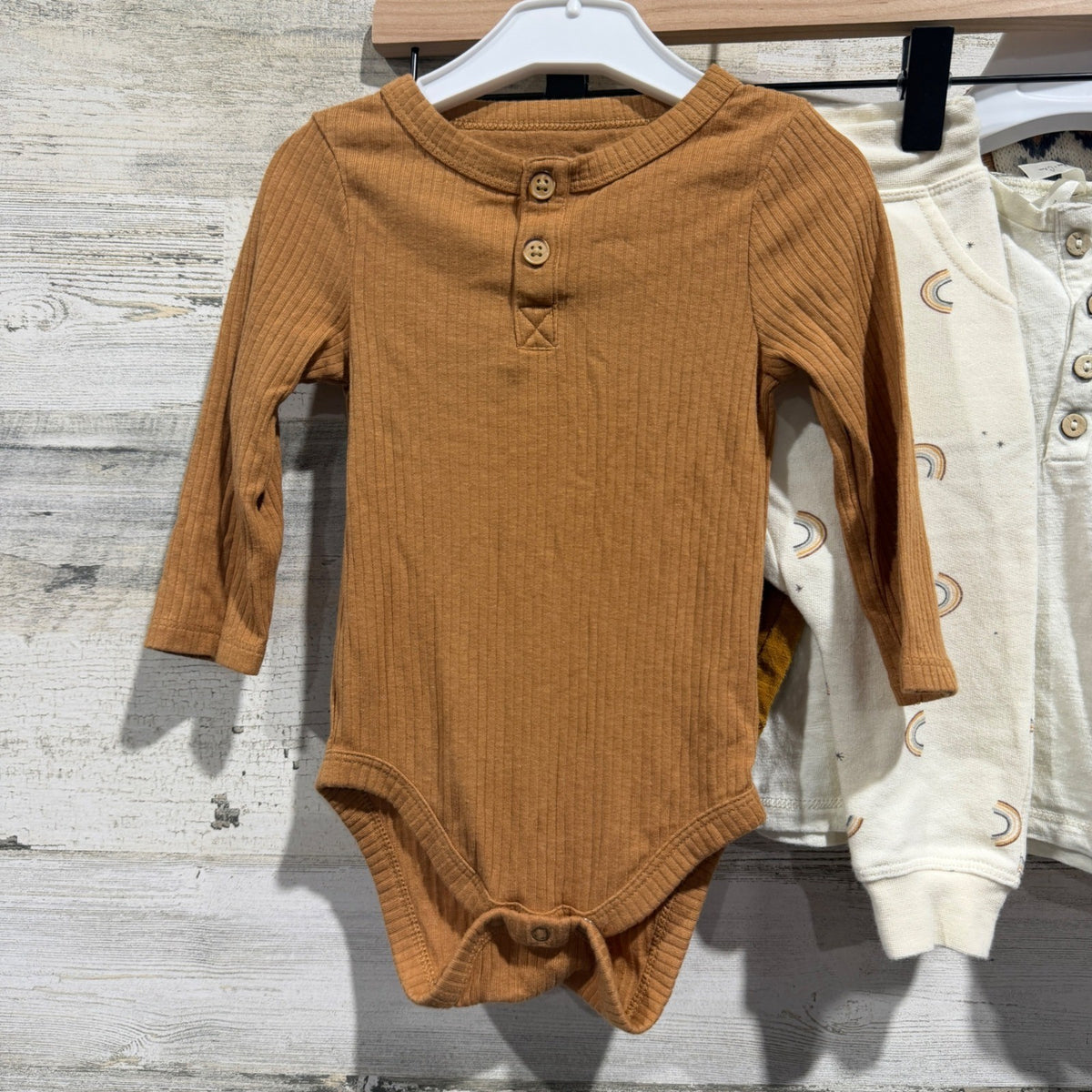 Rylee + Cru Cat&Jack Osh Kosh Baby Boy 3-12m Brown Cream Bundle Nordic Boho GUC*1