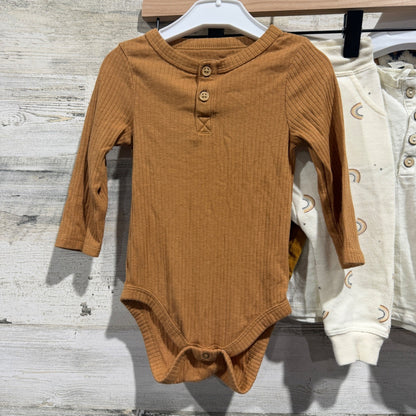 Rylee + Cru Cat&Jack Osh Kosh Baby Boy 3-12m Brown Cream Bundle Nordic Boho GUC*1