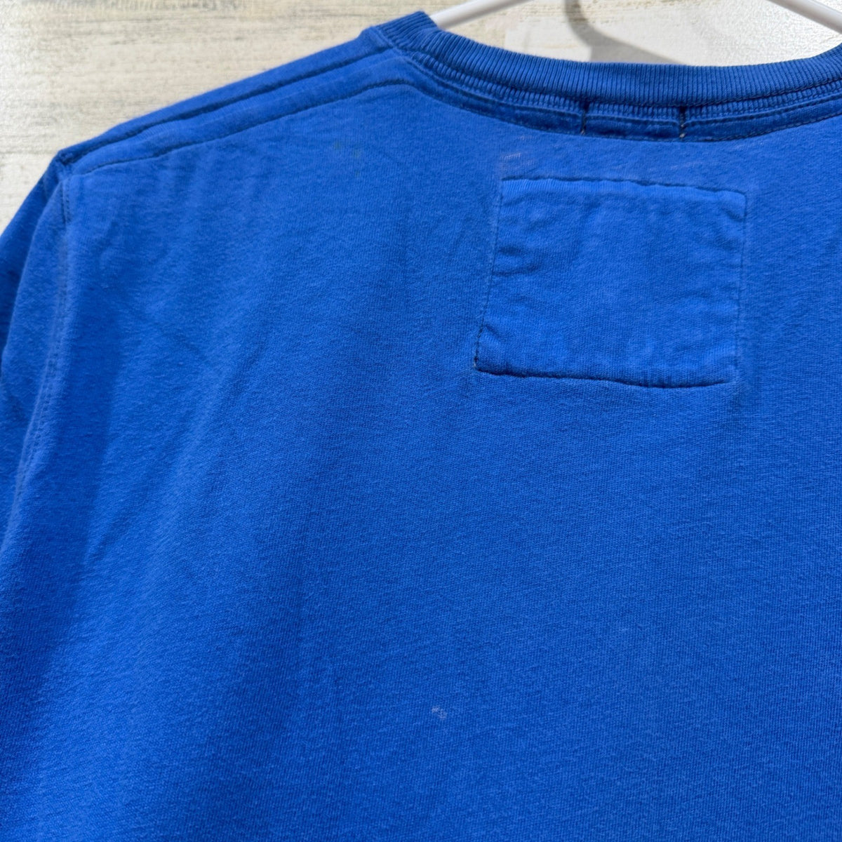 Abercrombie & Fitch Muscle Fit Logo Tee Men Large Blue Cotton Y2K Flawed*9