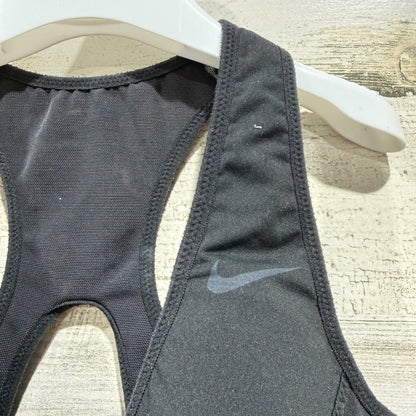 Nike Sports Bra Women Small Black Dri-FIT Racerback Mesh Padded GUC1