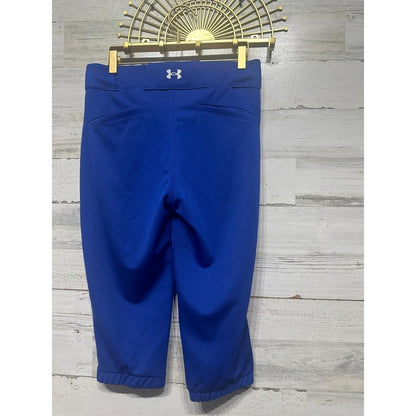Under Armour Softball Pants Women Small Blue Cropped Knickers EUC1