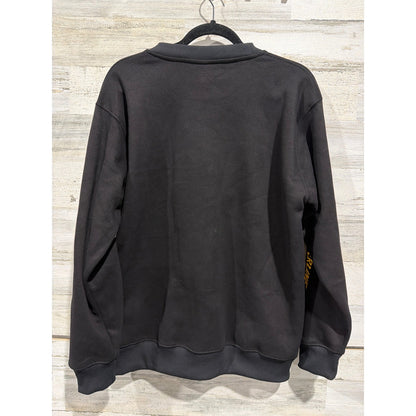 Powerline Goofy Sweatshirt Women Oversized Medium Black Disneycore EUC5
