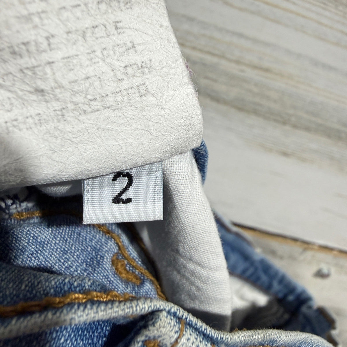 NYDJ Not Your Daughters Jeans Straight Leg Women 2 Blue Denim Y2K Flawed*5