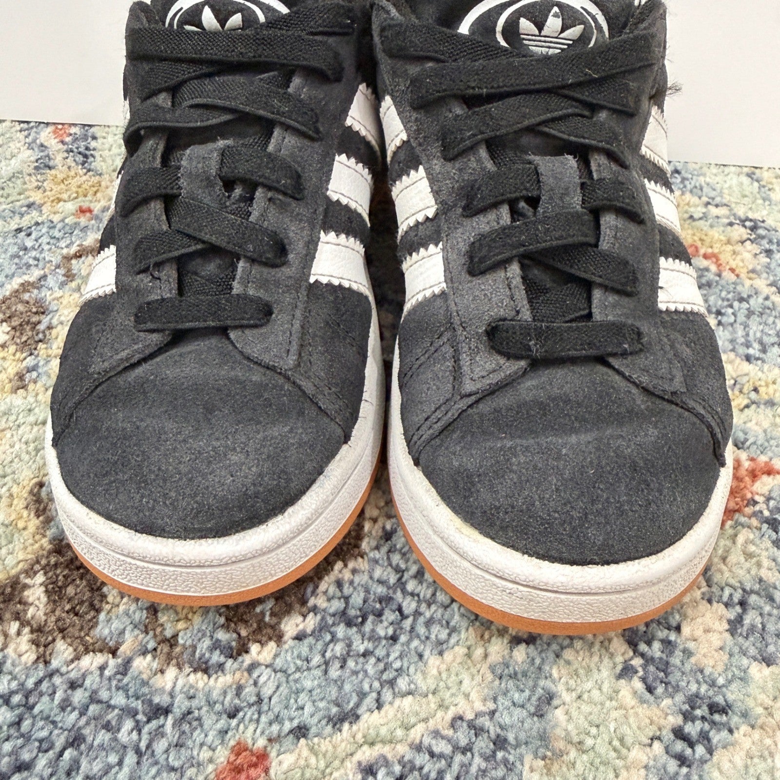 Adidas Campus 00s Kids 13K Black White Suede Skater Retro Sneakers8