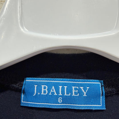 J. Bailey Graphic Tee Kids Size 6 Navy Blue Mallard Duck Preppy EUC2