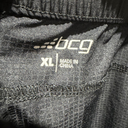 BCG Ripstop Cargo Active Pants Mens XL Black Polyester Spandex Athletic EUC3
