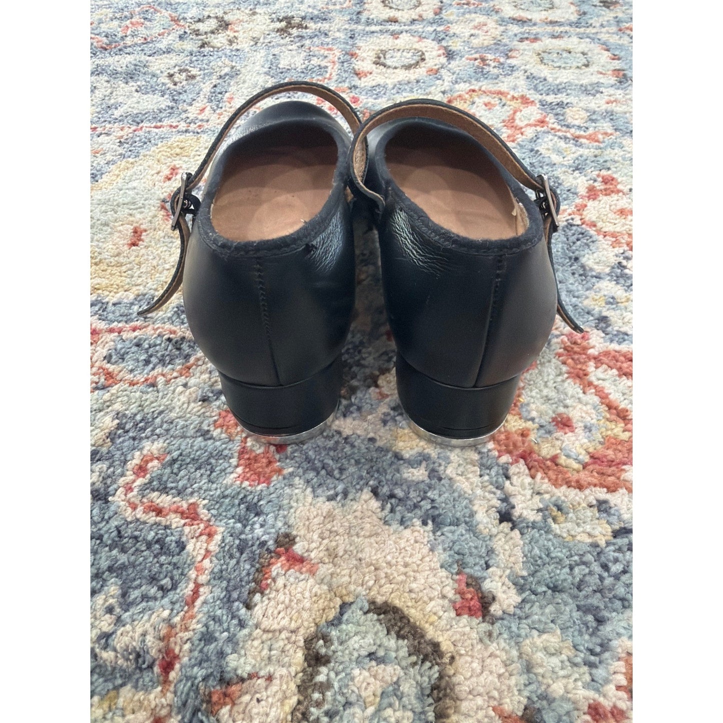 Bloch Tap Shoes Women 6 Black Leather Mary Jane Techno Tap Dance3