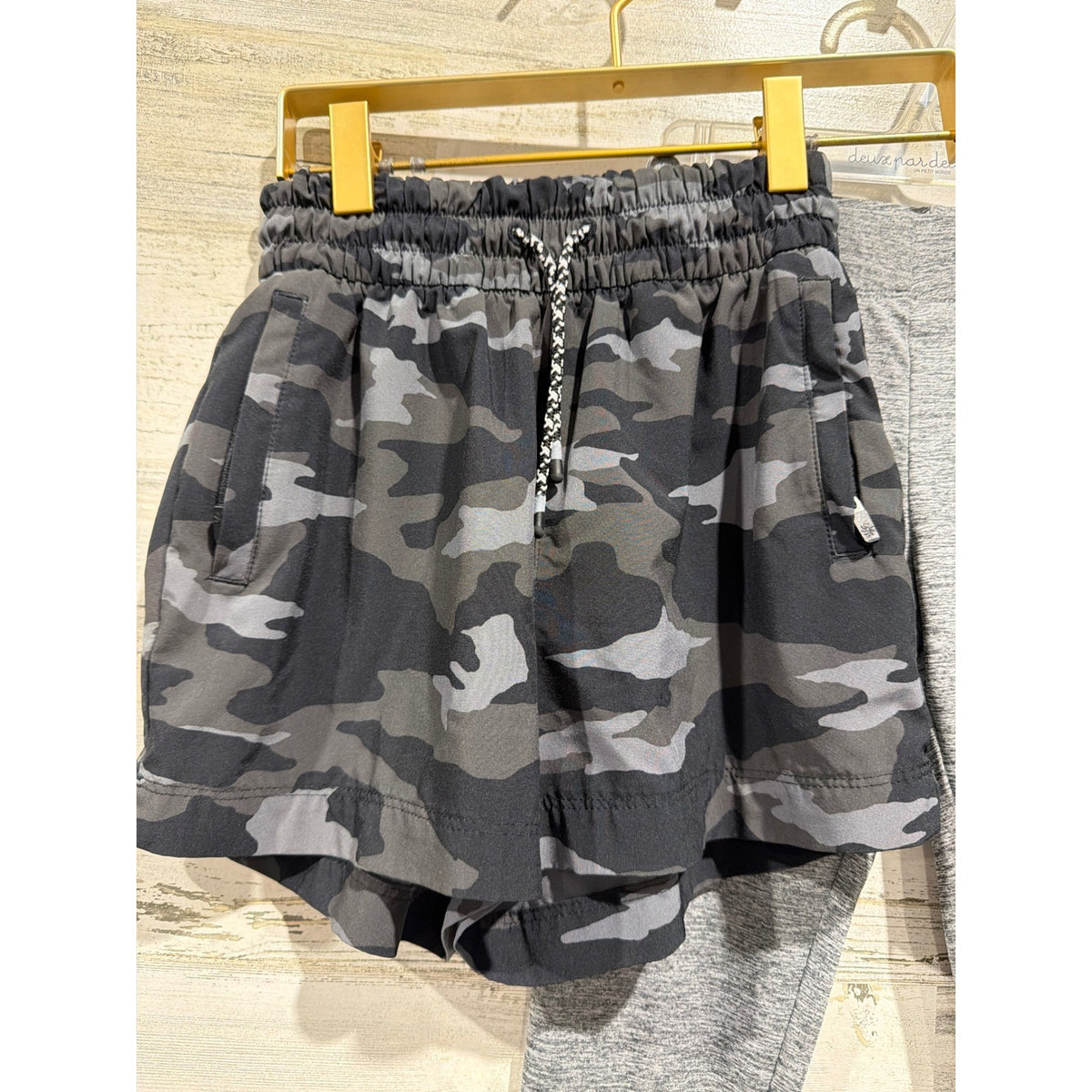 Ivivva Athleta Girl Puma Activewear Bundle Girls 7 Gray Black Camo Athletic EUC4