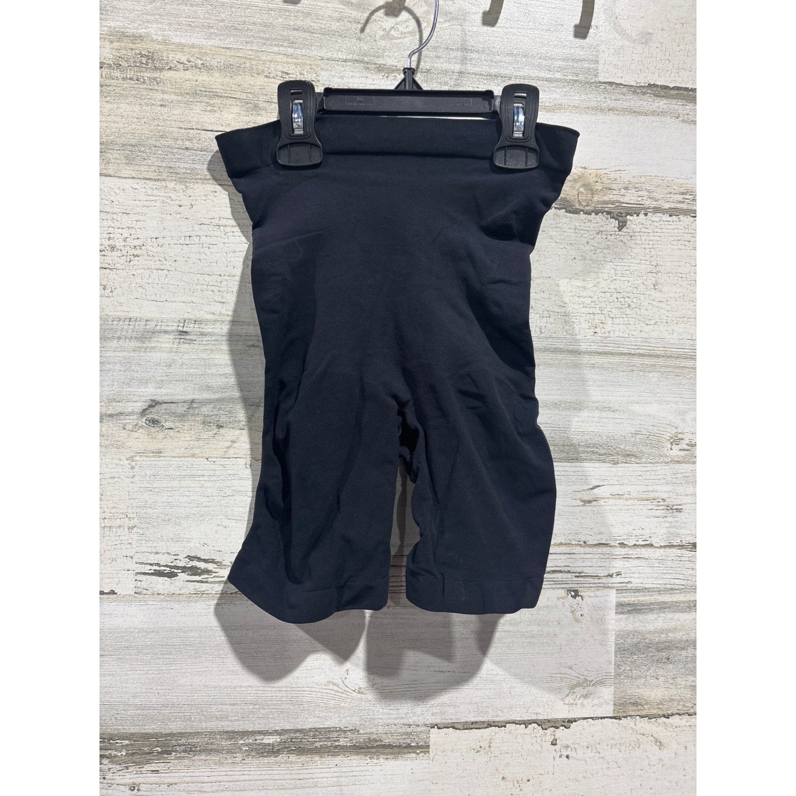 Skims Sculpting Short Women L Black High Waist Seamless Compression EUC0