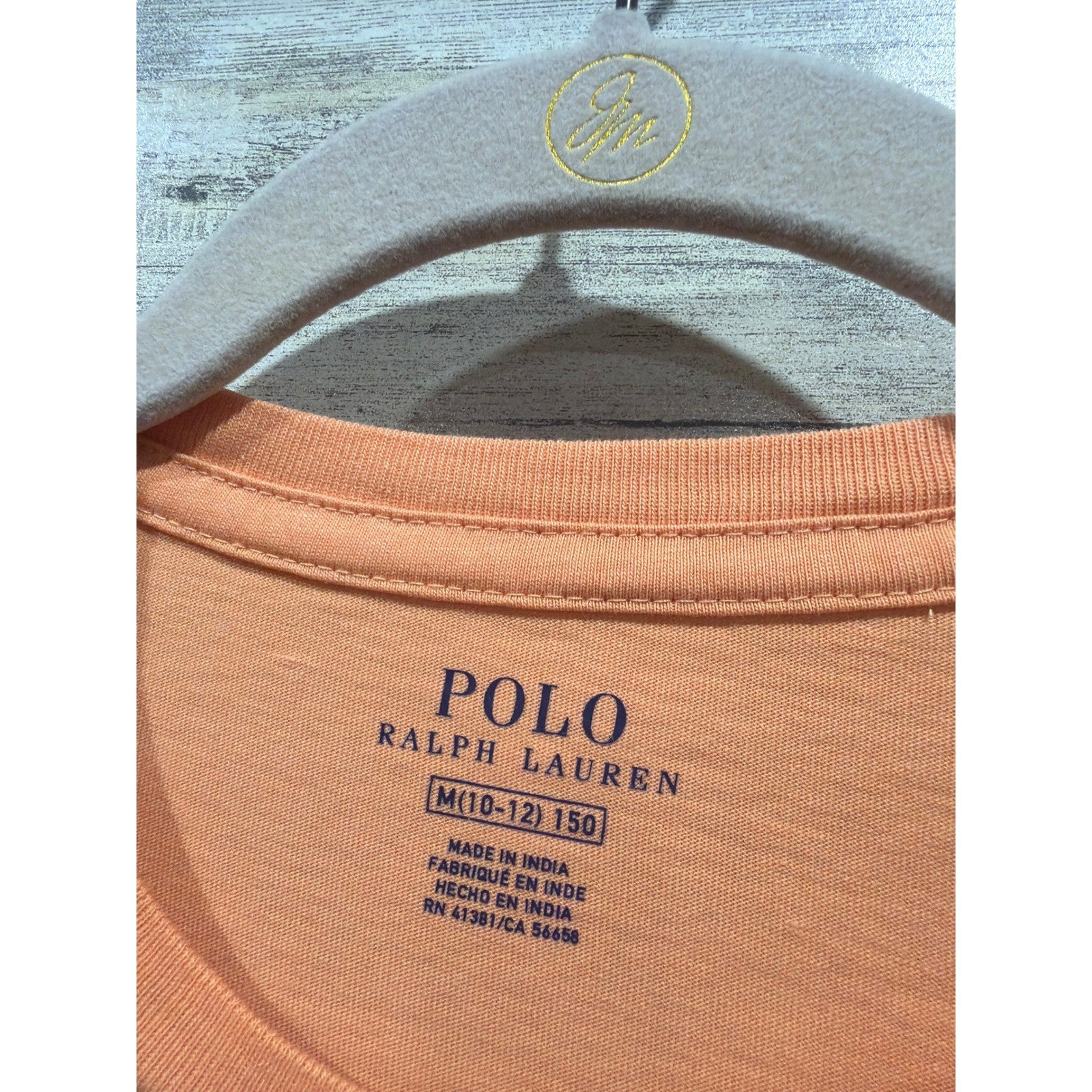 Polo Ralph Lauren T-Shirt Bundle Boys Medium 10-12 Orange Blue Pony Logo4