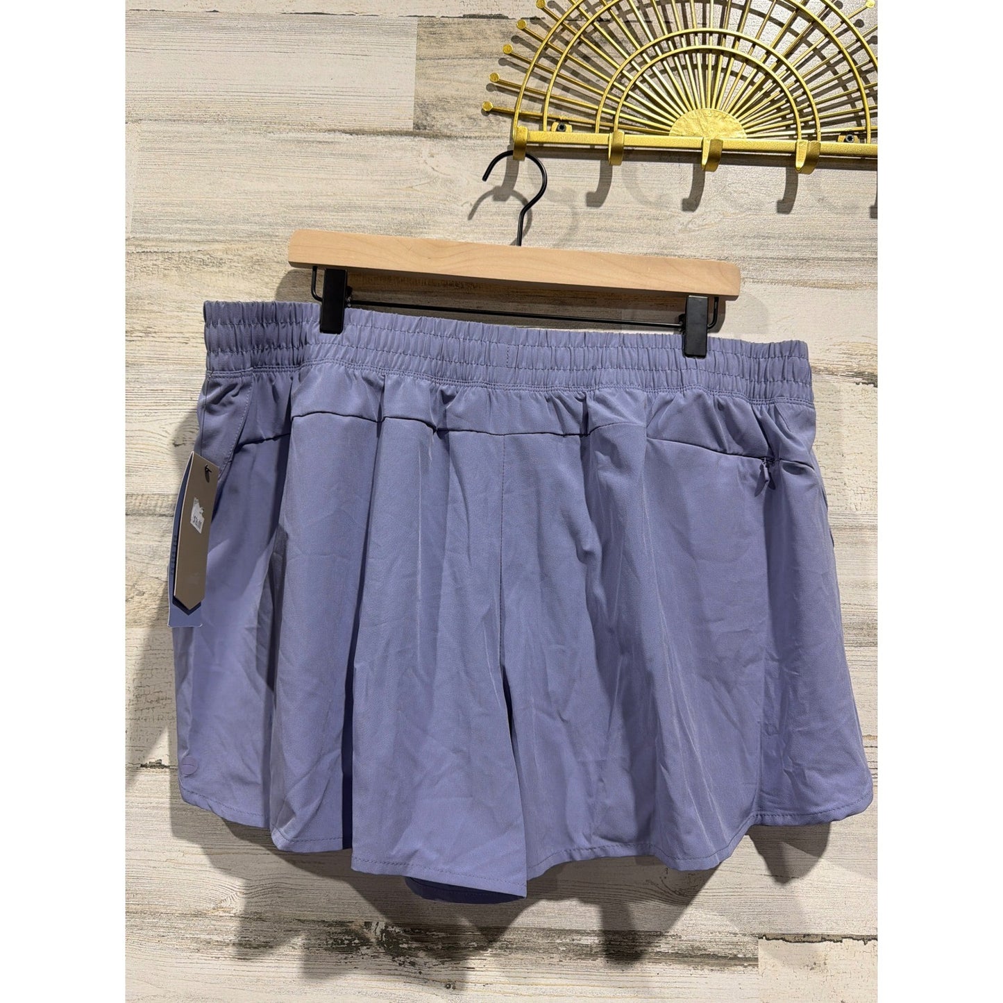 Avia JoyLab Shorts Bundle Women XL Lilac Tan Athletic Running Gorpcore NWT/EUC5