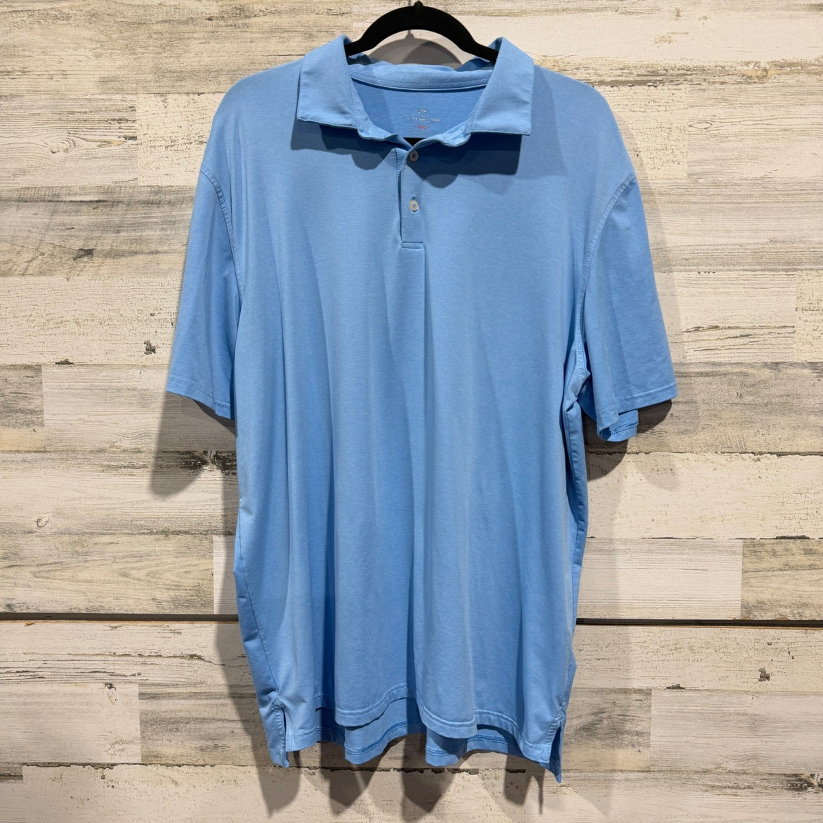 Southern Tide Brrr Performance Polo Shirt Men XXL Blue Solid Preppy EUC0
