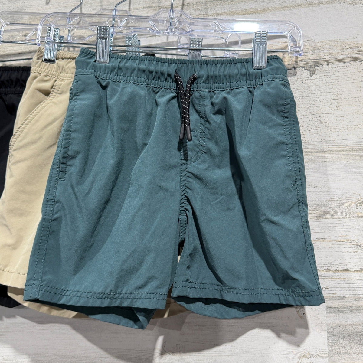 Cat & Jack Pull-On Adventure Shorts Boys 6/7 Small 5-Pack Solid Outdoor EUC3