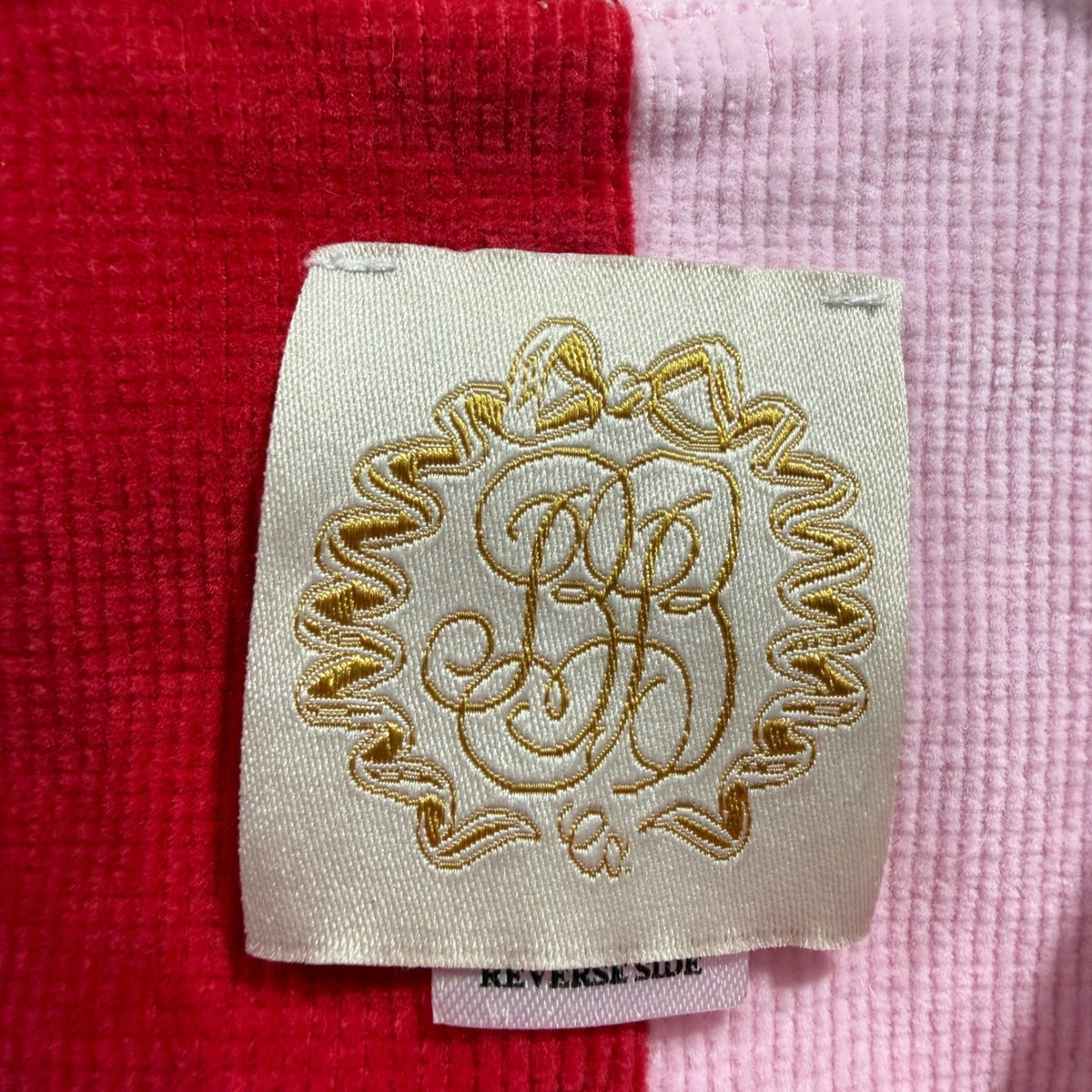 The Beaufort Bonnet Company Jumper Dress Girls 3T Red Pink Corduroy Classic EUC2