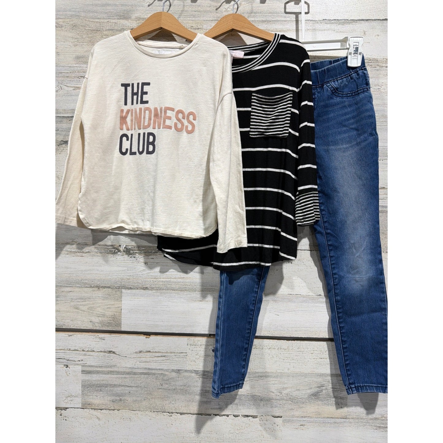 Mint Velvet Moa Moa Cat & Jack Shirt Jeggings Girls Size 7 Bundle0
