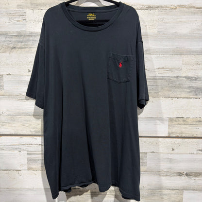 Polo Ralph Lauren Pocket T-Shirt Men 4XLT Black Pony Logo Classic *Flawed0