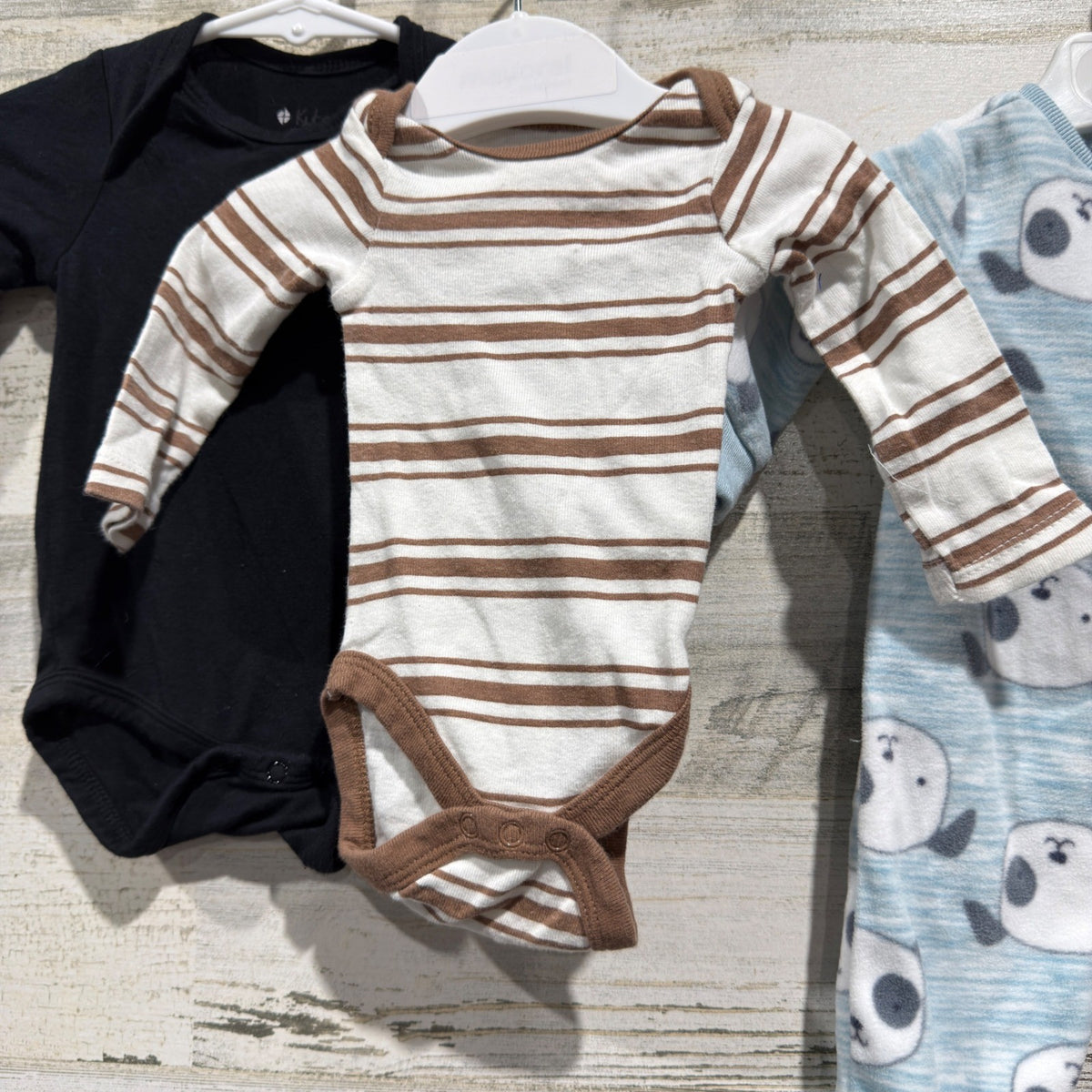 Kyte Baby Carters Bodysuit Sleeper Set Boys Newborn Animal Stripe EUC3