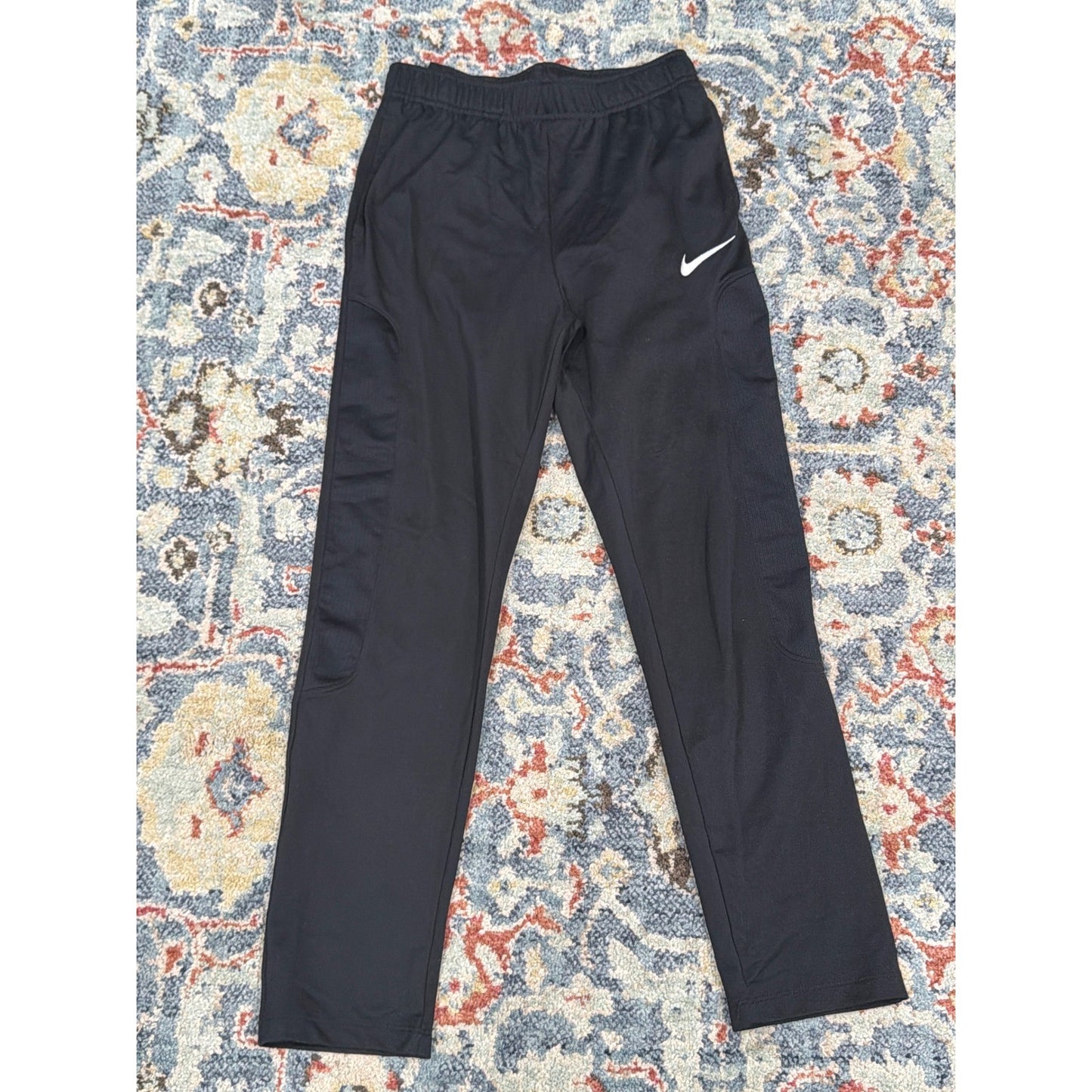 Nike Dri-FIT Pants Boys Large Black Tapered Athletic Track2