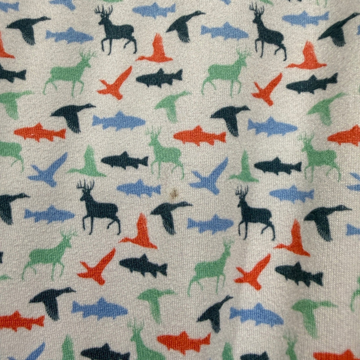 Burlebo Find Your Wild Polo Shirt Boys 5/6 White Wildlife Performance Flawed*2